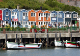 Die bunten Hummerbuden auf Helgoland