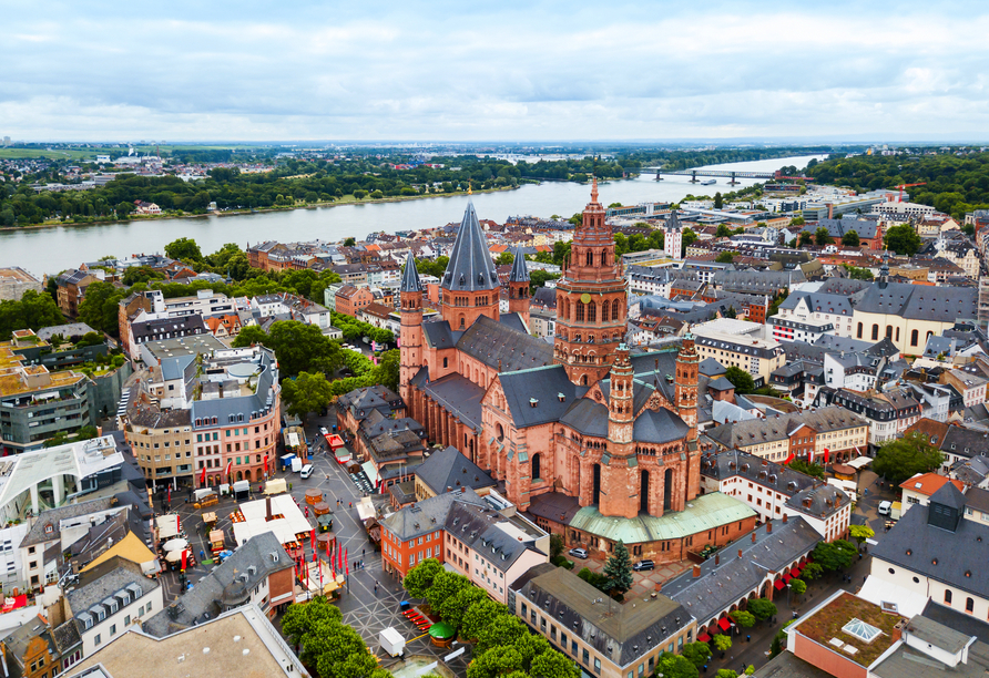 Bestaunen Sie den imposanten Mainzer Dom.