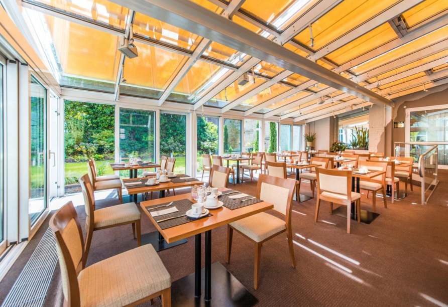 Das Wintergarten-Restaurant im Best Western Plus Delta Park Hotel