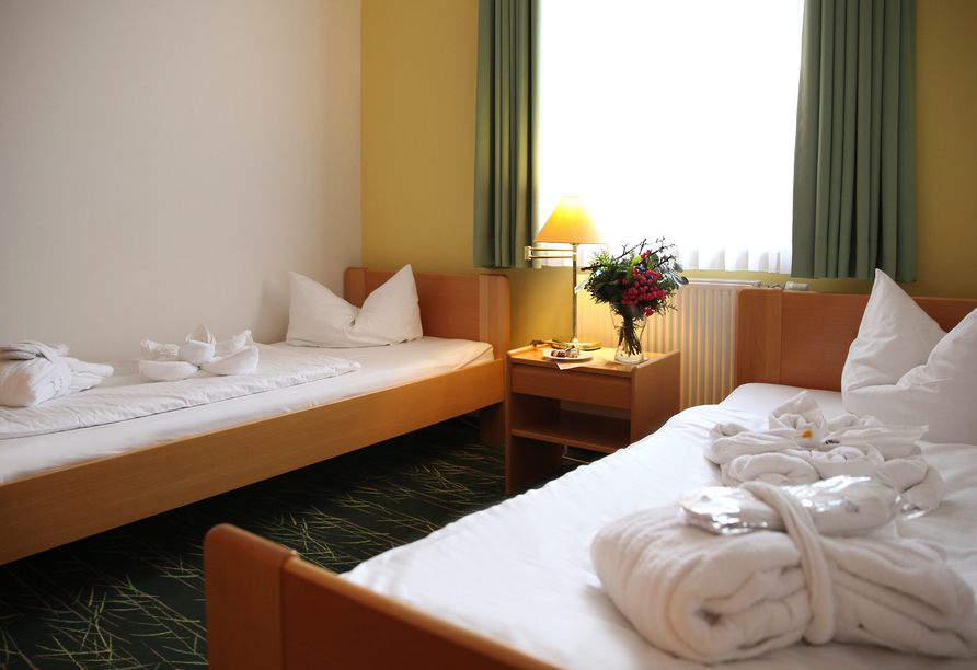Beispiel eines Twinbett-Zimmers
