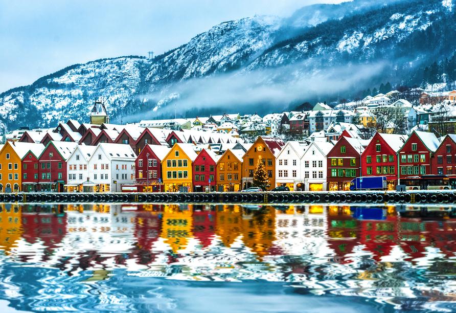 Besuchen Sie das charmante Bergen, das „Herz der Fjorde