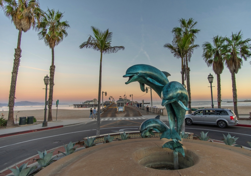 Der bekannte Stearn's Wharf wartet in Santa Barbara auf Sie.