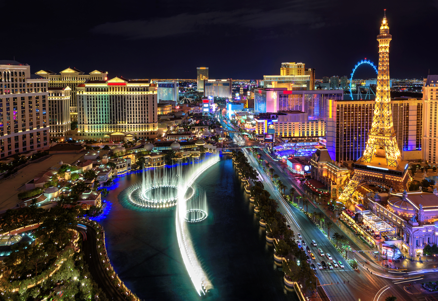 Lernen Sie das Nachtleben von Las Vegas kennen.