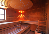 Entspannen Sie in der hoteleigenen Sauna.