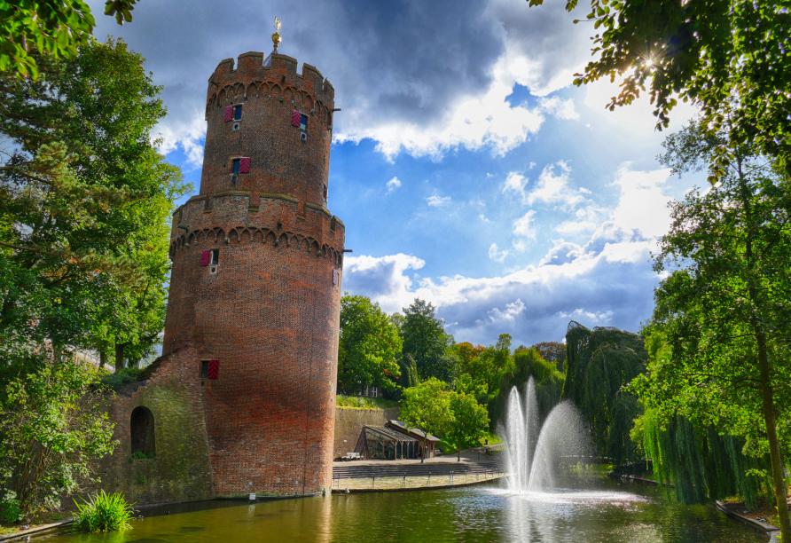 Grüner Stadtpark in Nijmegen