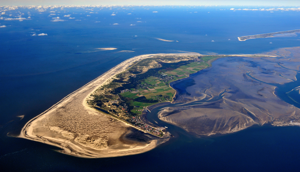 Amrum aus der Vogelperspektive