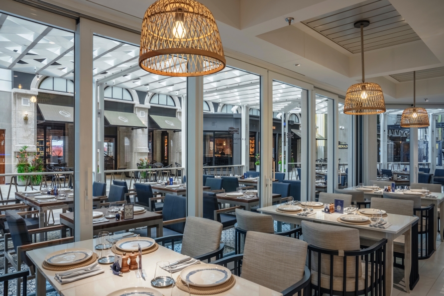 Die MSC World Europa verfügt über mehrere Restaurants wie das La Pescaderia.