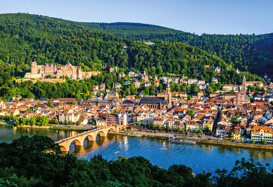 Heidelberg bietet sich perfekt für einen Ausflug an.