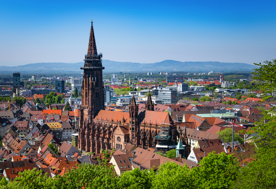 Freiburg mit seinem berühmten Münster
