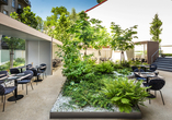 Der Gartenbereich mit Terrasse Ihres Hotels