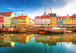 Der Nyhavn in Kopenhagen gilt als eines der wichtigsten Wahrzeichen der Hauptstadt.