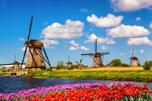 Genießen Sie Ihren Aufenthalt in Kinderdijk.