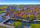 Die Stadt Enkhuizen in den Niederlanden