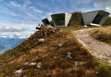 Besuchen Sie das berühmte MMMC - Messner Mountain Museum Corones auf dem Berg Kronplatz.