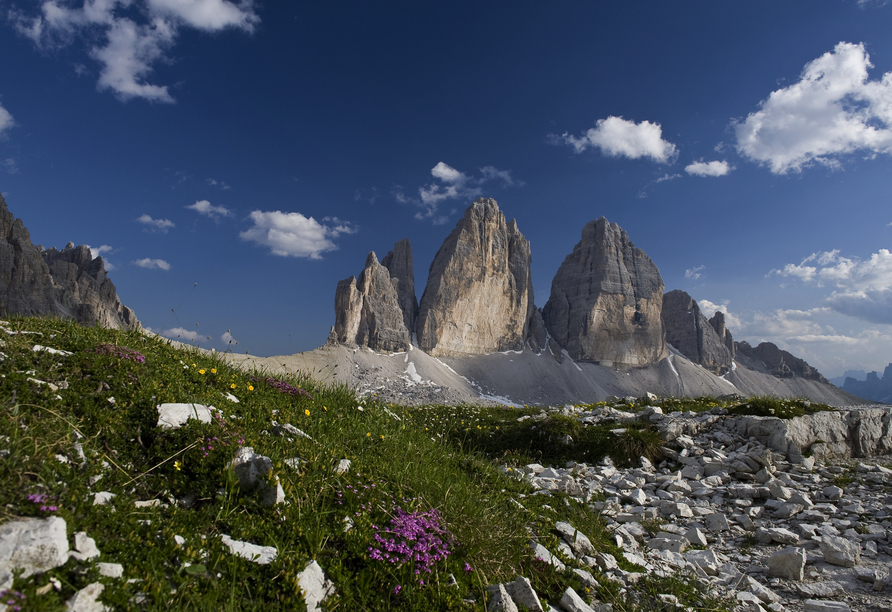 Die Dolomitenregion Drei Zinnen ist die der ideale Ort für Ihren erholsamen Urlaub in den Dolomiten!