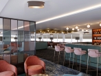 Machen Sie es sich in der Panorama-Lounge gemütlich.
