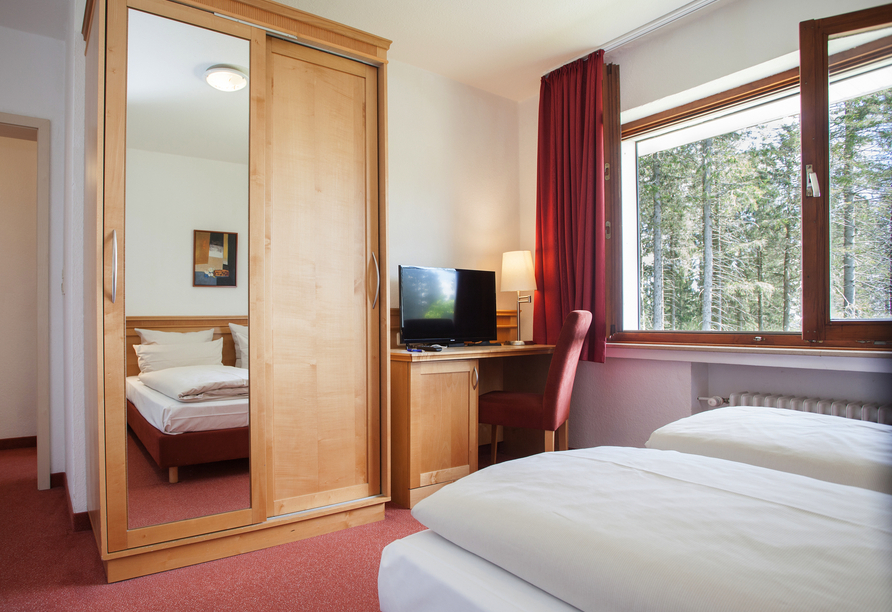 Beispiel eines Doppelzimmers im schöner Asten Resort Winterberg