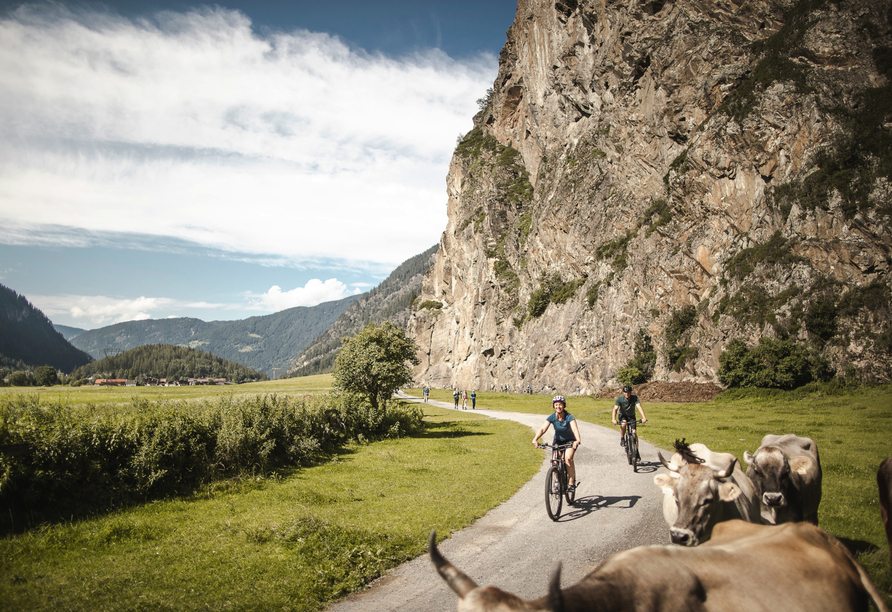 Ob ausgedehnte Wanderungen oder Fahrradtouren: Ihre Urlaubsregion hält zahlreiche Möglichkeiten für Sie bereit.