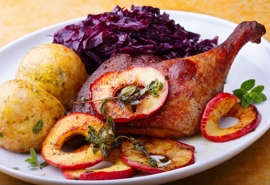 Ein klassischer Festtagsbraten für genussvolle Weihnachtsstunden.