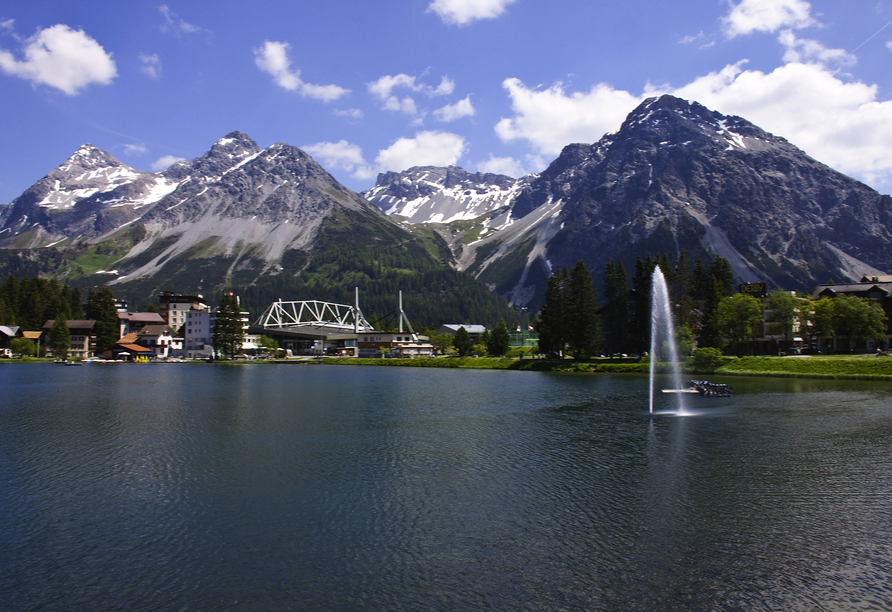 Der Obersee in idyllischer Kulisse lädt zum Verweilen ein.