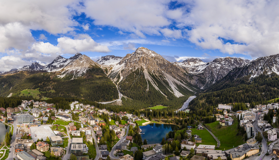 Willkommen in der schönen Stadt Arosa in der Schweiz!