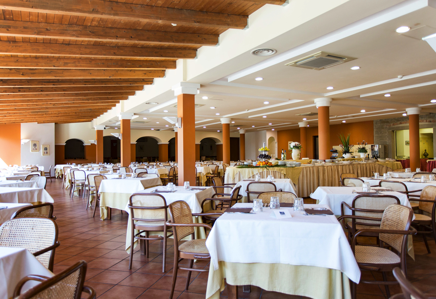 Das Restaurant des Hotels Villa Paradiso