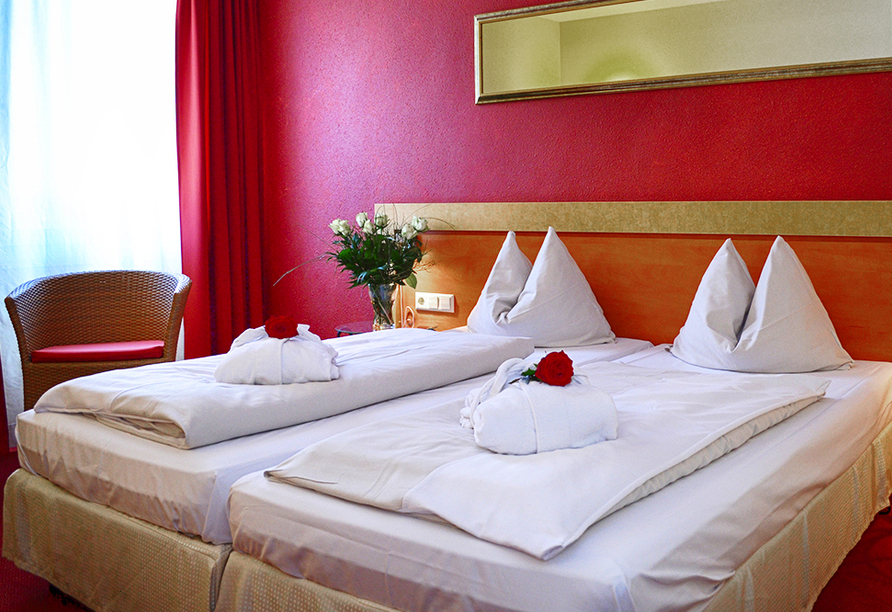 Beispiel eines Doppelzimmers im ACHAT Hotel Monschau