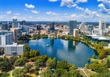 Blick über Orlando Downtown