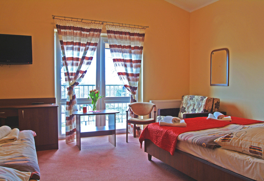Beispiel eines Doppelzimmers im Hotel Rezydencja Korab