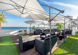 Die Chill-out-Terrasse im VIK Gran Hotel Costa del Sol