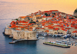 Die malerische Altstadt Dubrovniks ist nur eines von zahlreichen Highlights auf dieser Mittelmeer-Reise.