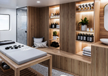 Der großzügige SPA- und Wellnessbereich sorgt für Entspannung auf Ihrer Reise.