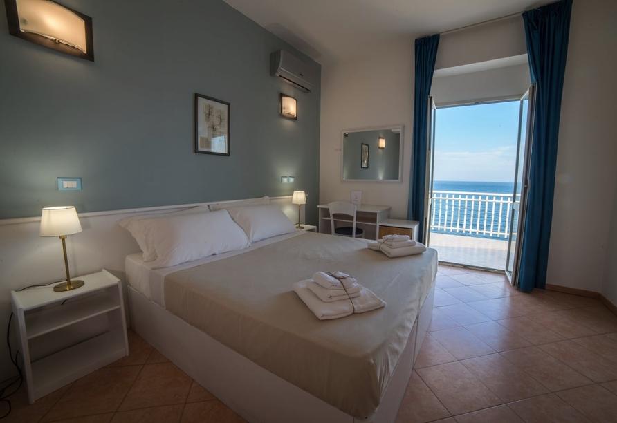 Beispiel Doppelzimmer im Hotel Gatto Bianco Casalabate