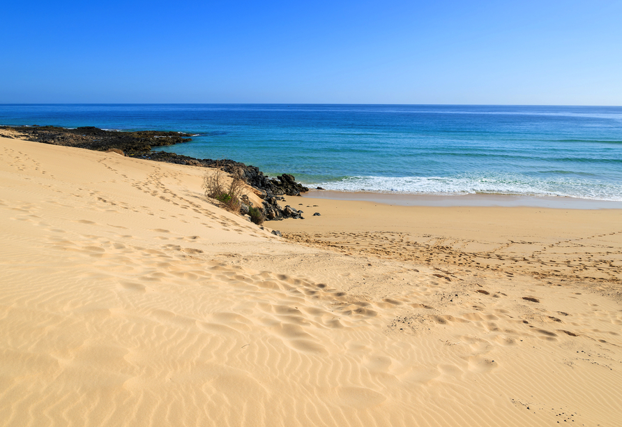 Die Dünen von Corralejo sind eine wahre Wunderwelt aus Sand.