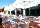 Die Terrasse des Hotels Lemon & Soul Cactus Garden in Jorro Mable