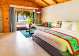 Beispiel einer Beach Villa im Meeru Island Resort & Spa auf den Malediven