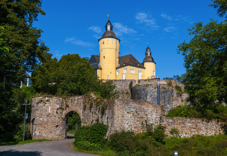 Besichtigen Sie das Schloss Homburg und erleben Sie Geschichte.