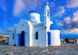 Die St. Nikolaus Kirche ist zurecht ein beliebtes Fotomotiv der Urlauber auf Zypern.
