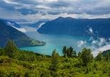 Auch auf dem Lustrafjord verbringen Sie einige Zeit.
