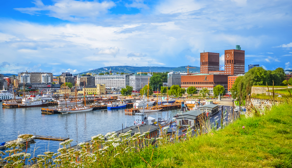 Oslo empfängt Sie mit einem malerischen Hafen.