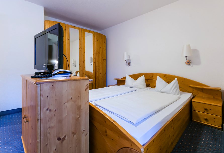Beispiel eines Comfort Familien Appartements – Schlafbereich
