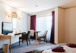 Beispiel Doppelzimmer Komfort mit Sitzecke im Hotel Pelikan