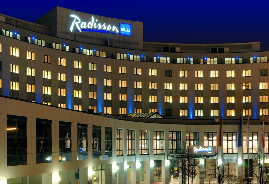 Das Radisson Blu Hotel begrüßt Sie in Cottbus zu Ihrer Städtereise.