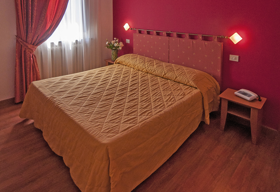 Beispiel eines Doppelzimmers im Hotel Villa Paradiso
