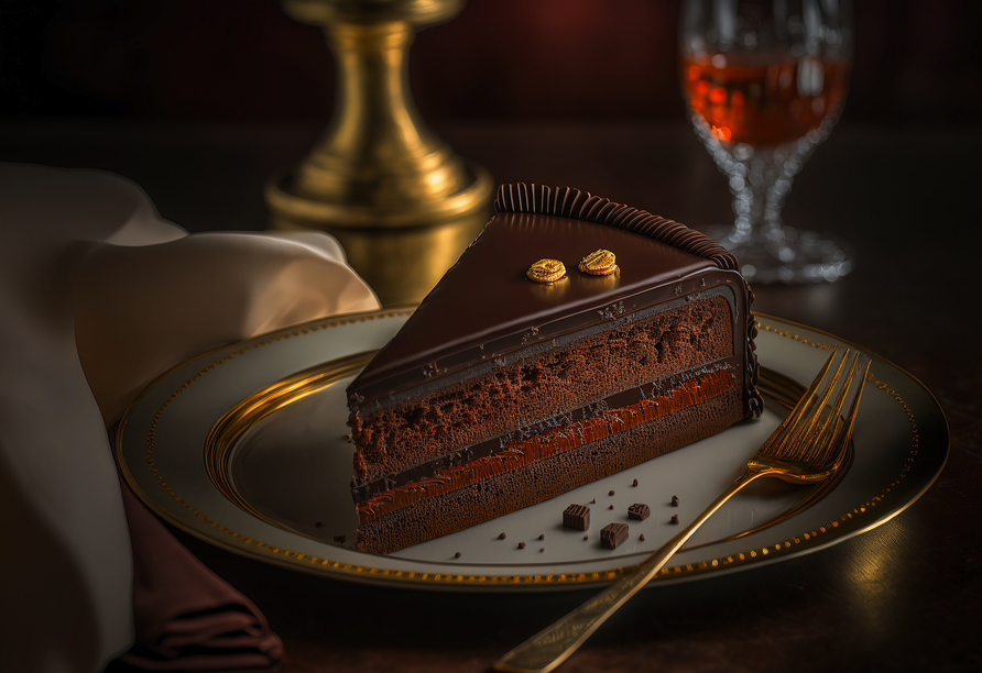 Probieren Sie ein Stück Sachertorte in einem der zahlreichen Kaffeehäuser.