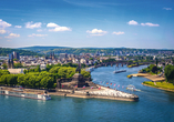 Ausflugsziel Deutsches Eck in Koblenz