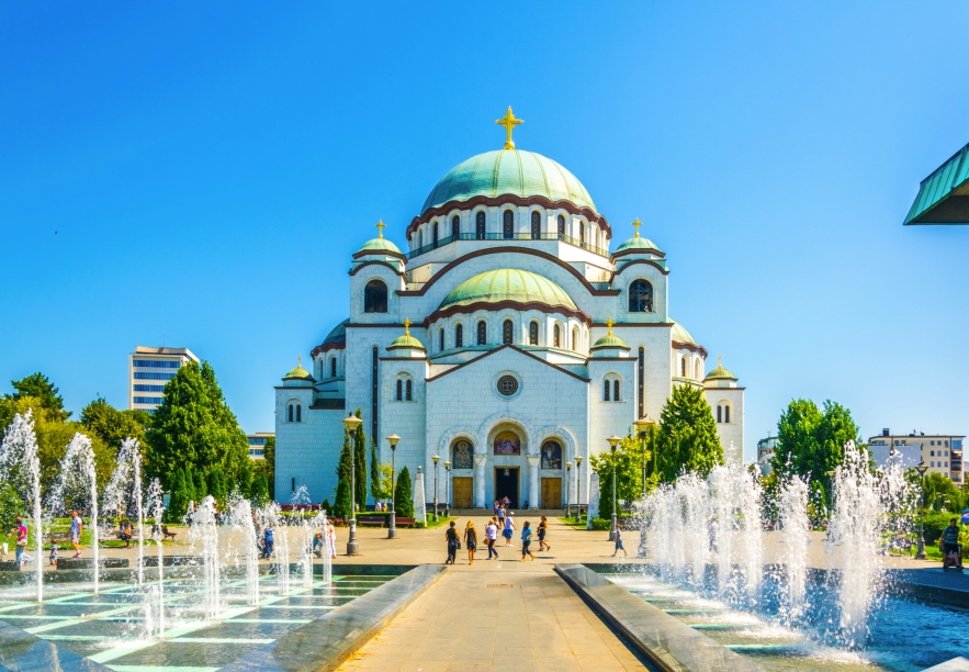 Der beeindruckende Dom des Heiligen Sava in Belgrad 