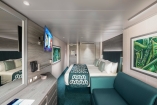 Beispiel für eine Balkonkabine an Bord der MSC Euribia