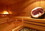 Freuen Sie sich auf Entspannung pur in der Edelstein-Sauna.