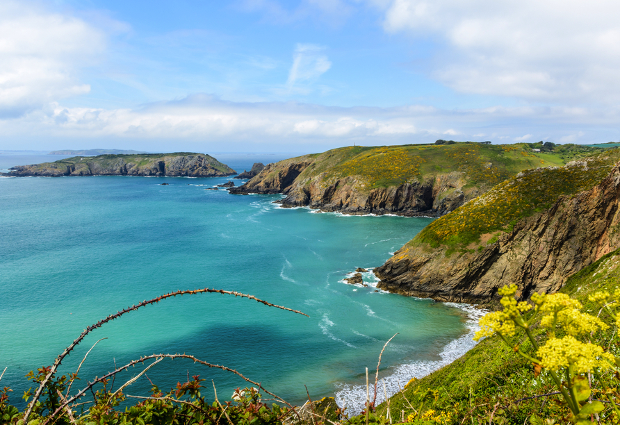 Lassen Sie sich verzaubern von der atemberaubend schönen Natur auf Guernsey.